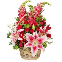100% LOVABLE BASKET OF FLOWERS